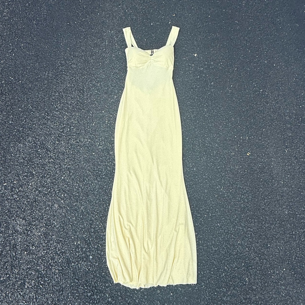 Windsor Yellow Maxi Prom Dress